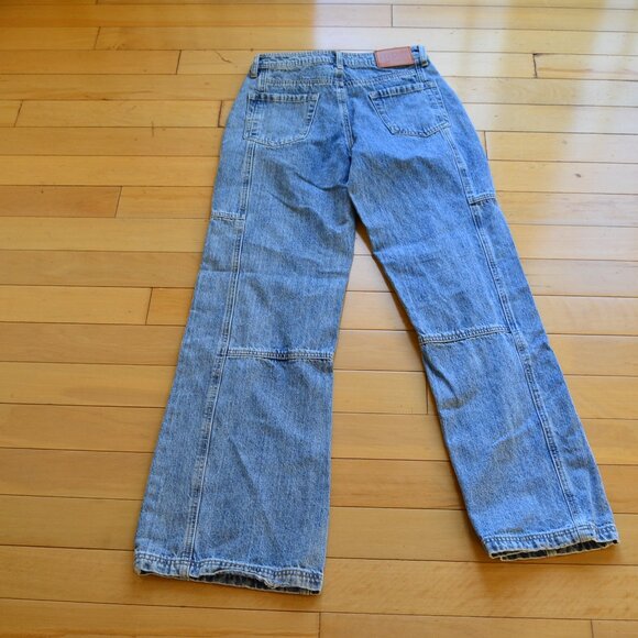 Princess Polly Chad Mid Rise Cargo Jeans Size US 4 - Picture 10 of 13